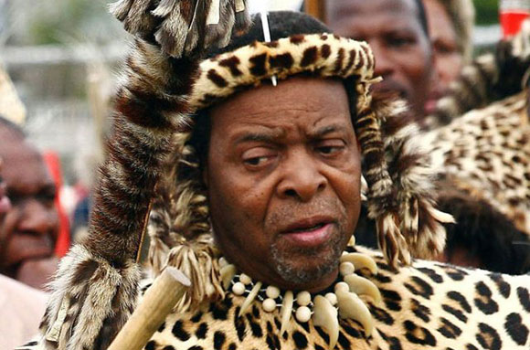Король зулусов женился в 6 раз